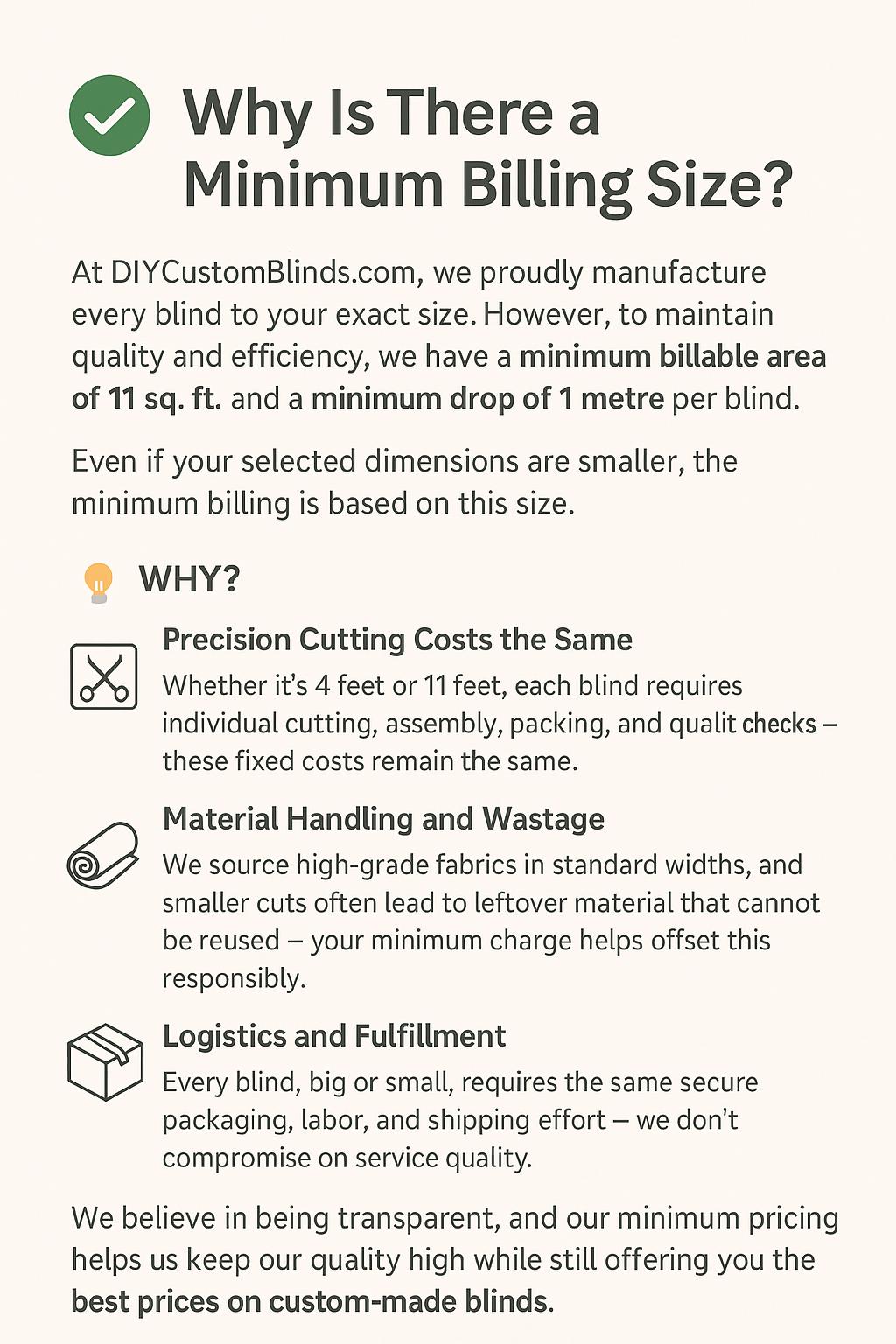 Minimum Billing Info